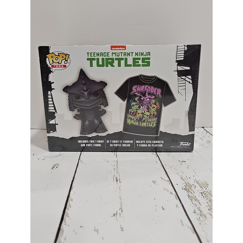 Funko Pop TMNT Teenage Mutant Ninja Turtles Shredder Target XL T Shirt NIB 2021 - Picture 10 of 14